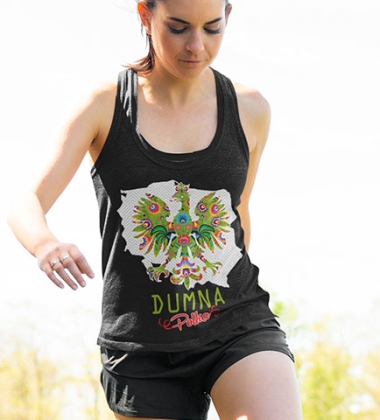 Damski tank-top DUMNA POLKA